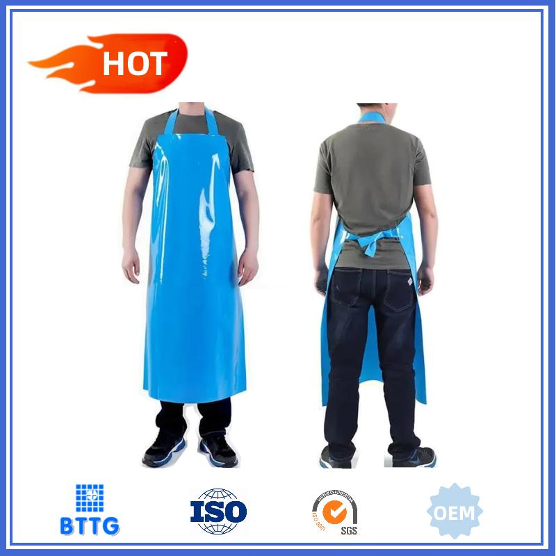 Factory Price Waterproof Oilproof TPU Apron/ Butcher Meat Cuts Kitchen Aprons