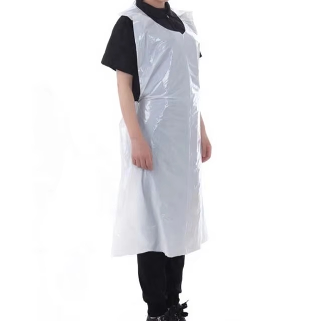 Disposable Kitchen PE Apron, Bib, Catering Specific Independent Packaging