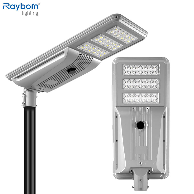 200lm/W 30W/40W/80W/100W/120W/150W Super Power Solar Exterior Integrated All in One Solar LED Street Lighting