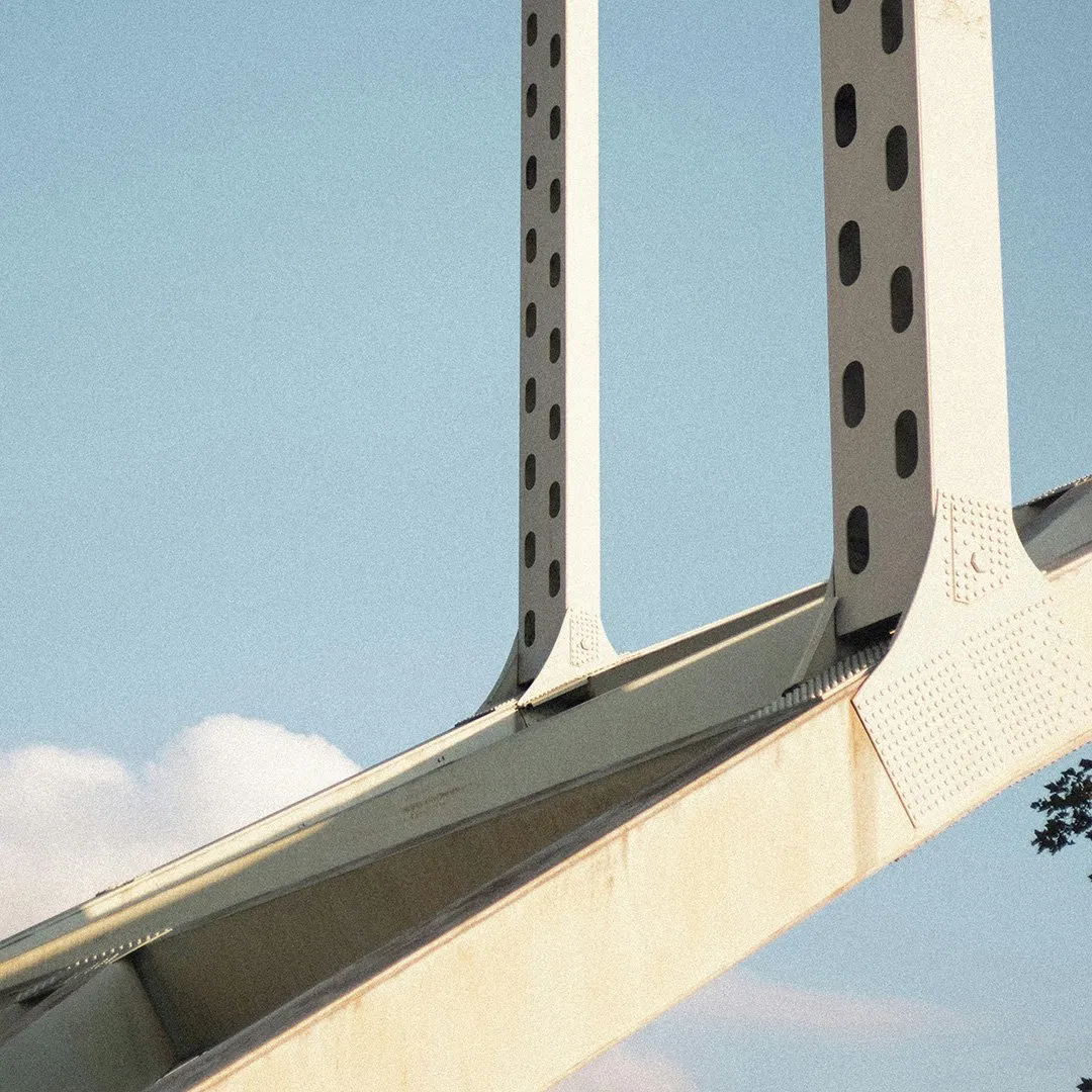 Lightweight Steel Bridge for Pedestrian and Bicycle Path Travel