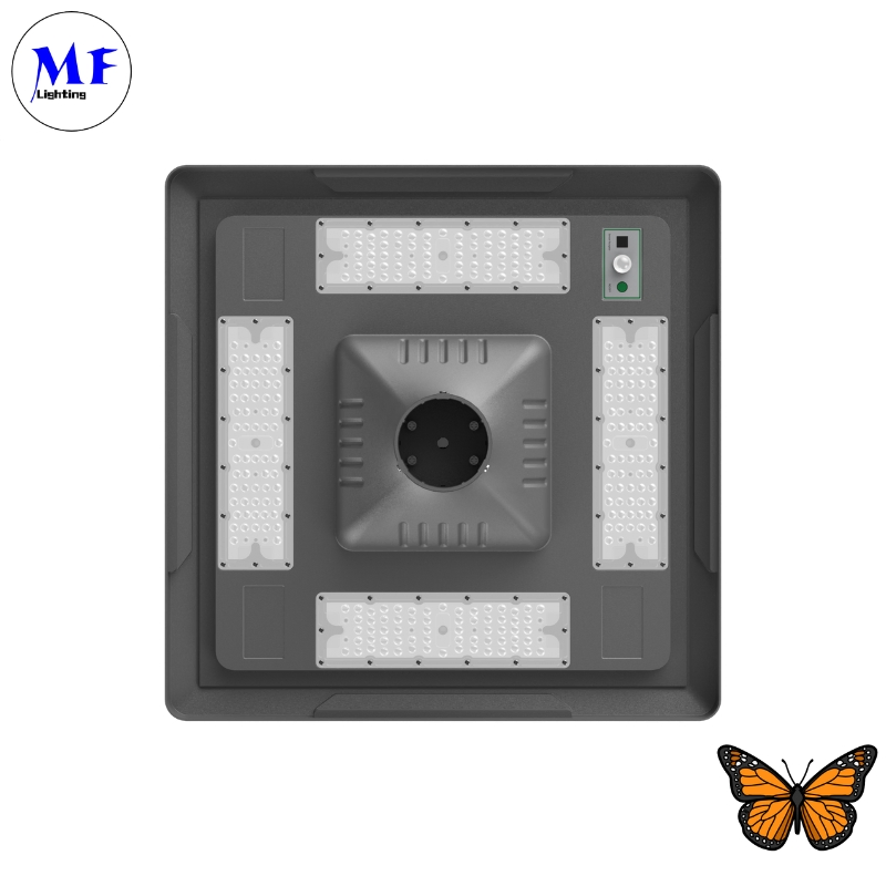 Factory Price Aluminium IP65 Ik08 All in One Parking Lot Pedestrian Path Unban Squares Sidewalks School Road Highway LED Solar Garden Street Light