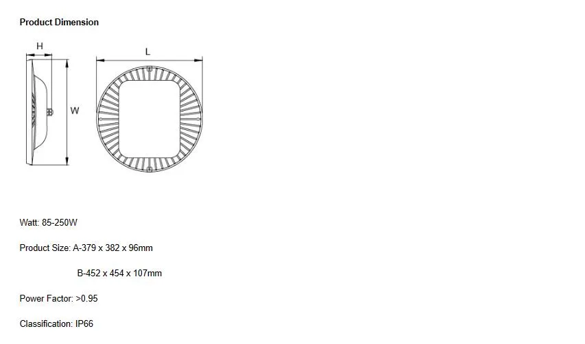 LED High Bay Light Industrial Commercial Lighting