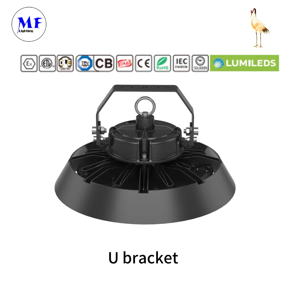 Factory Price Industrial CCT &amp; Power Adjustable Grow Garden Wall Work Warehouse Factory Gymnasium Exhibition Warehouse Shoppingemergency LED High Bay Lighting