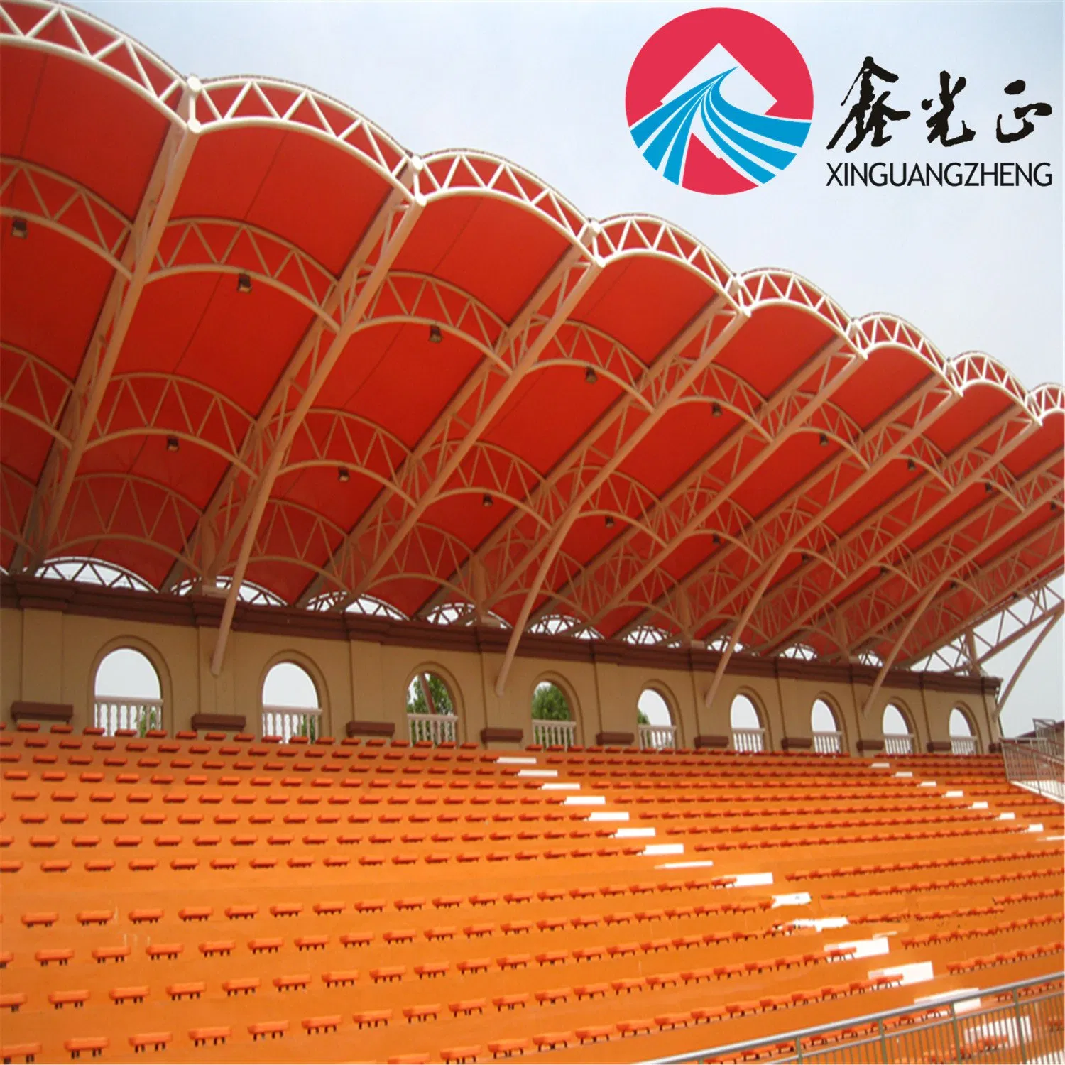 Prefabricated Structure Steel Sports Hall Basketball Gym Football Stadium