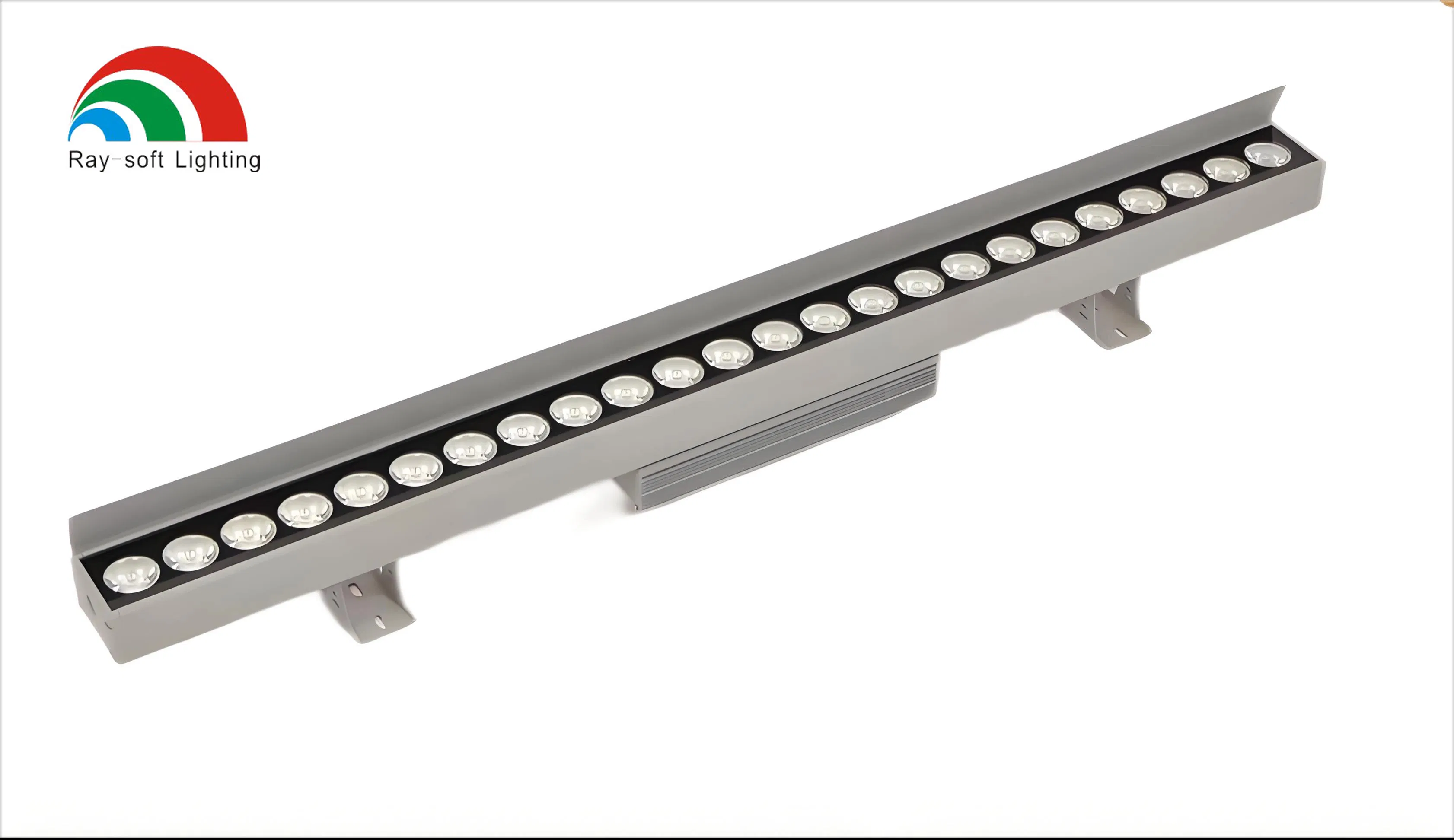 Outdoor LED Wall Washer IP65 Waterproof DMX RGBW LED Linear Washer Light for Architectural Building Facade Lighting