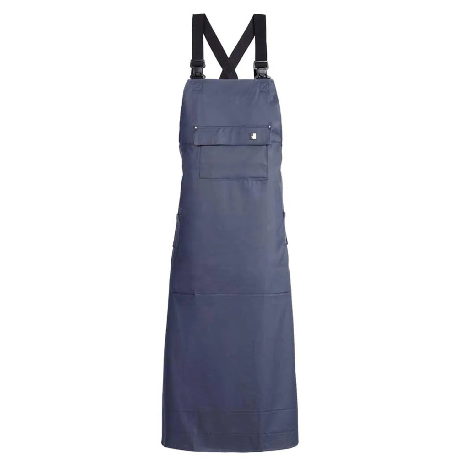 Customized Logo Adjustable 50% PU 50% PVC Coating Waterproof Reusable Work Aprons with Pockets