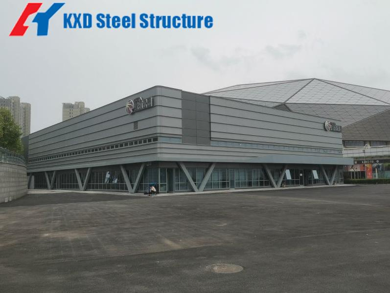 High Quality Customized Size Prefabricated Steel Structure Sports Hall Stadium