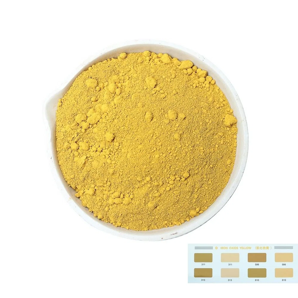 Long Wearing Yellow Iron Oxide Inorganic Pigment for Pedestrian Path Surfacing
