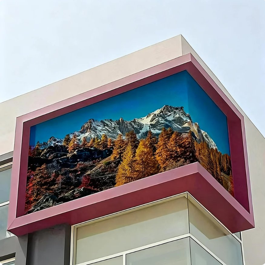 Architectural Facade Transparent Waterproof Rental LED Display P3.91 for Outdoor Advertising Lightweight Design ODM Available LED Video Wall