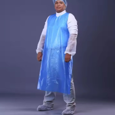 Disposable Kitchen PE Apron, Bib, Catering Specific Independent Packaging