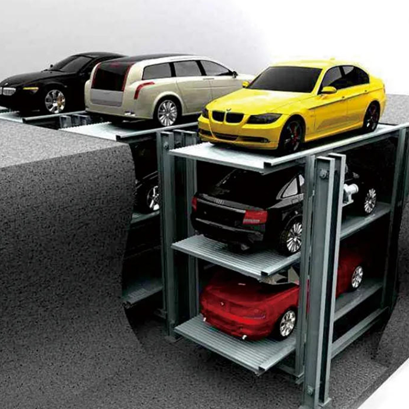 Underground Parking Vertical Stacker Parking Lift Hydraulic Pit Stack Puzzle Pit Parking