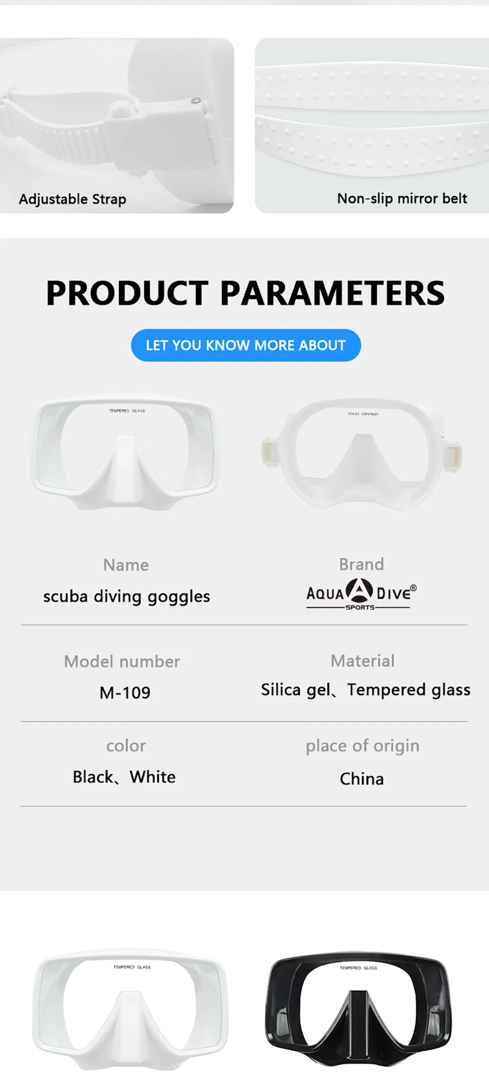 Underwater Diving Mask View