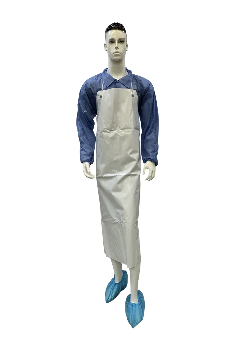 White Disposable PVC Apron