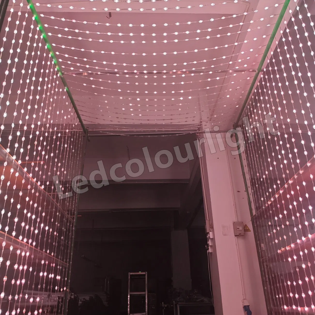 Nightclub Entrance LED Tunnel Decoration 360 Degree LED Pixel Ball Strip Lighting