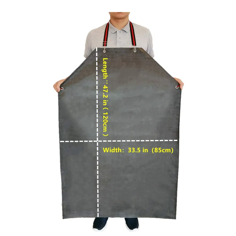 Thick Rubber Long Chemical Resistant Cleaning Fish Gardening Lab Work Apron