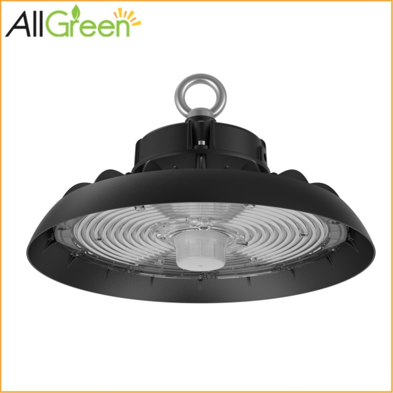Allgreen Agub12 High Bay Lighting 100-200W Adjustable LED 5000K IP66 Industrial Grade UFO Design OEM/ODM High-Quality Materials for Factories Gyms