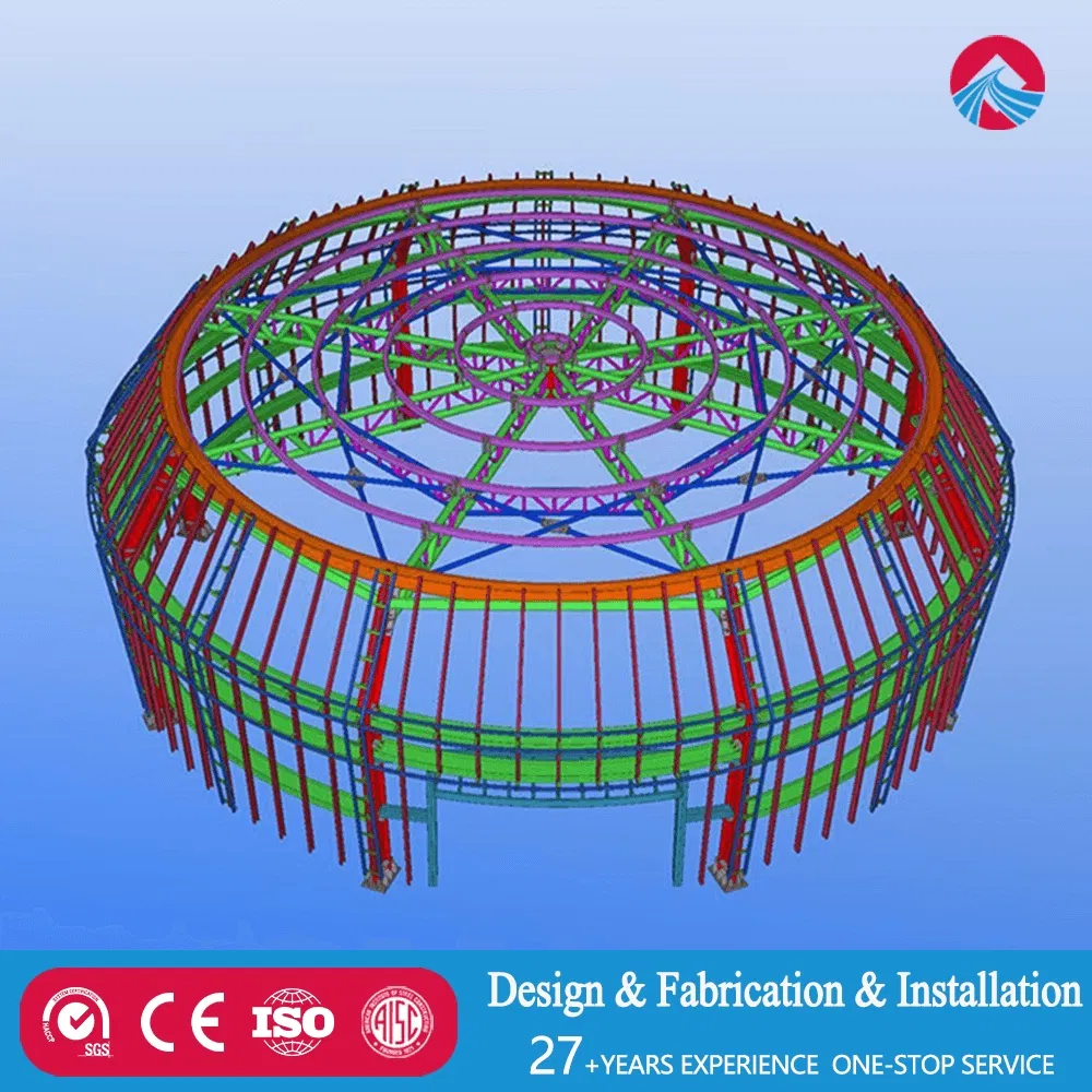 Customized Design Steel Truss Structure Sport Athletic Stadium
