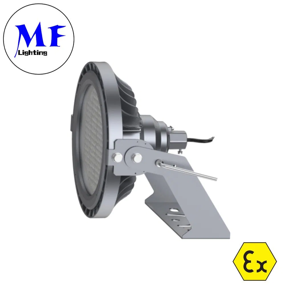 Atex Explosion Proof LED UFO High Bay Area Light Hanging Anti Explosion Lamp Industrial Platform Lighting LED Lighting for Zone 1 Zone 2