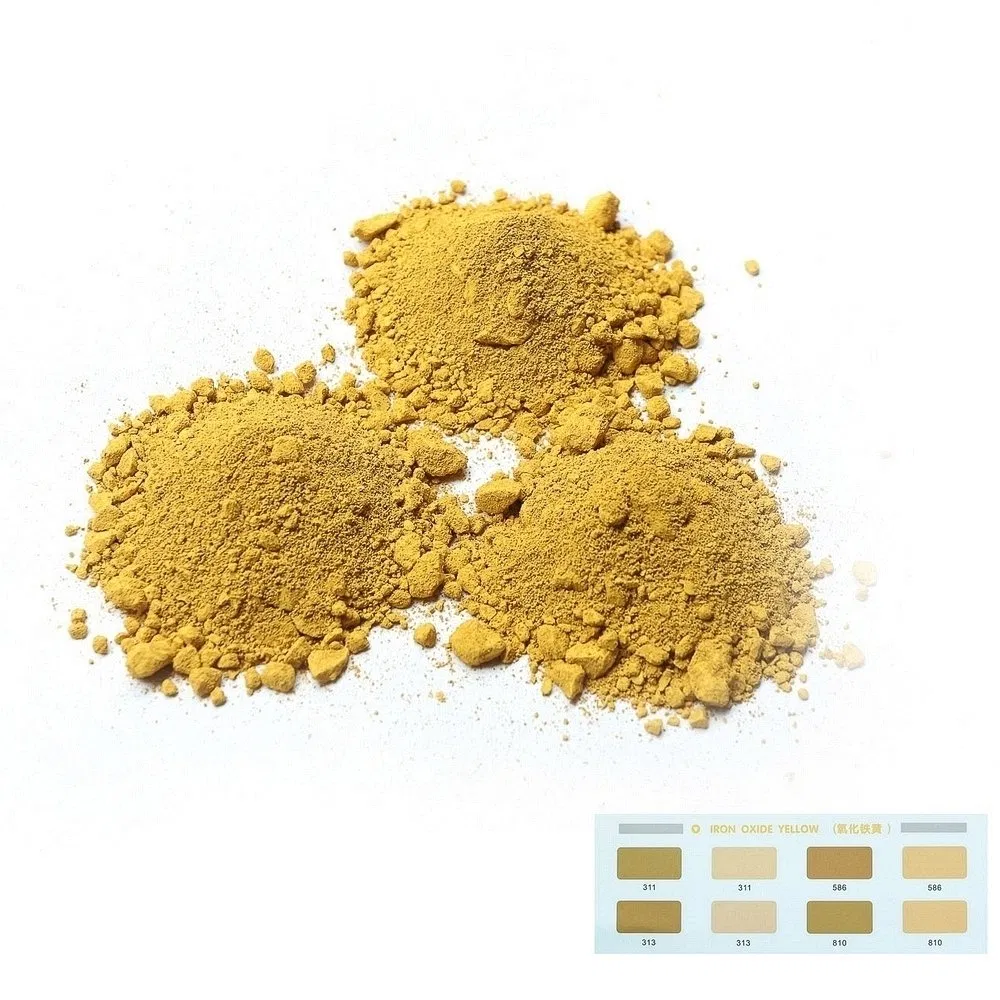 Long Wearing Yellow Iron Oxide Inorganic Pigment for Pedestrian Path Surfacing