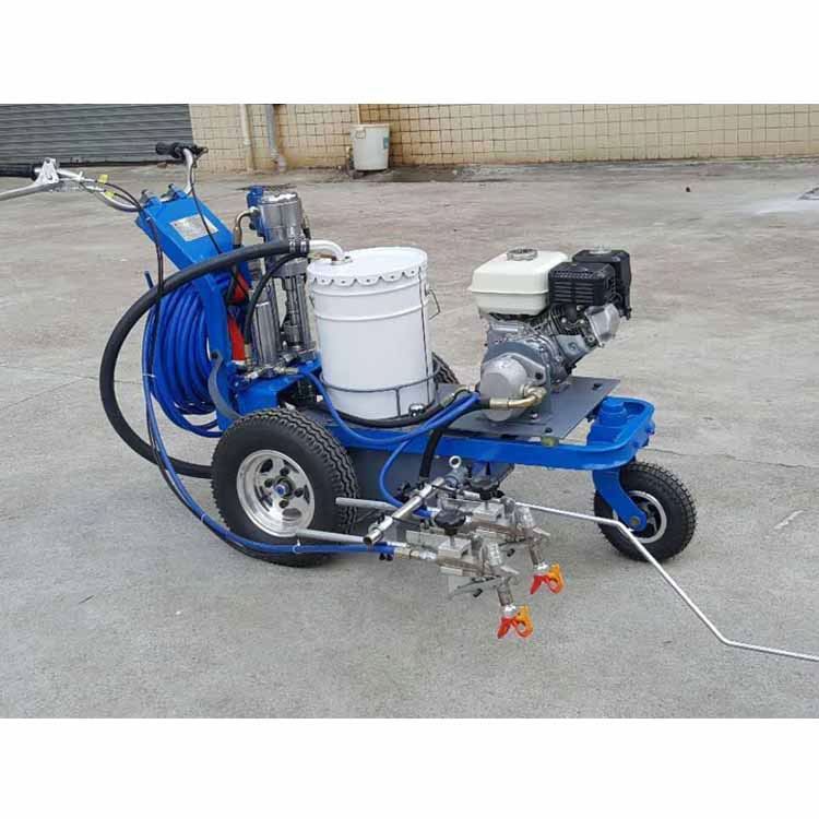 Precision Cold Paint Road Markers for Campus Pedestrian Path Planning