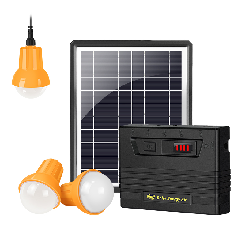 Solar Lighting System Sf-903/904 with 7.4V Li-ion Battery, Smart Indicator and Mobile Charging