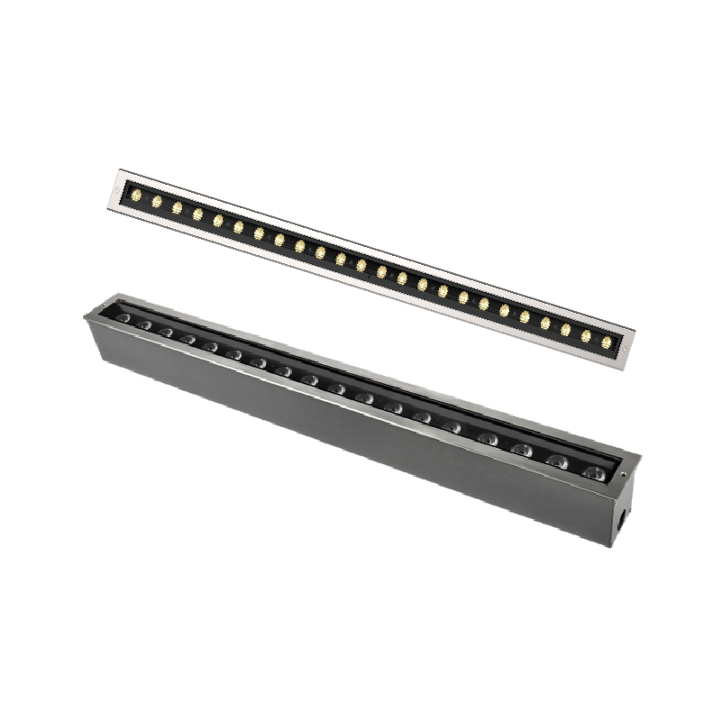 Outdoor IP67 24W 1000mm Linear LED Underground up Light for Architectural Facade