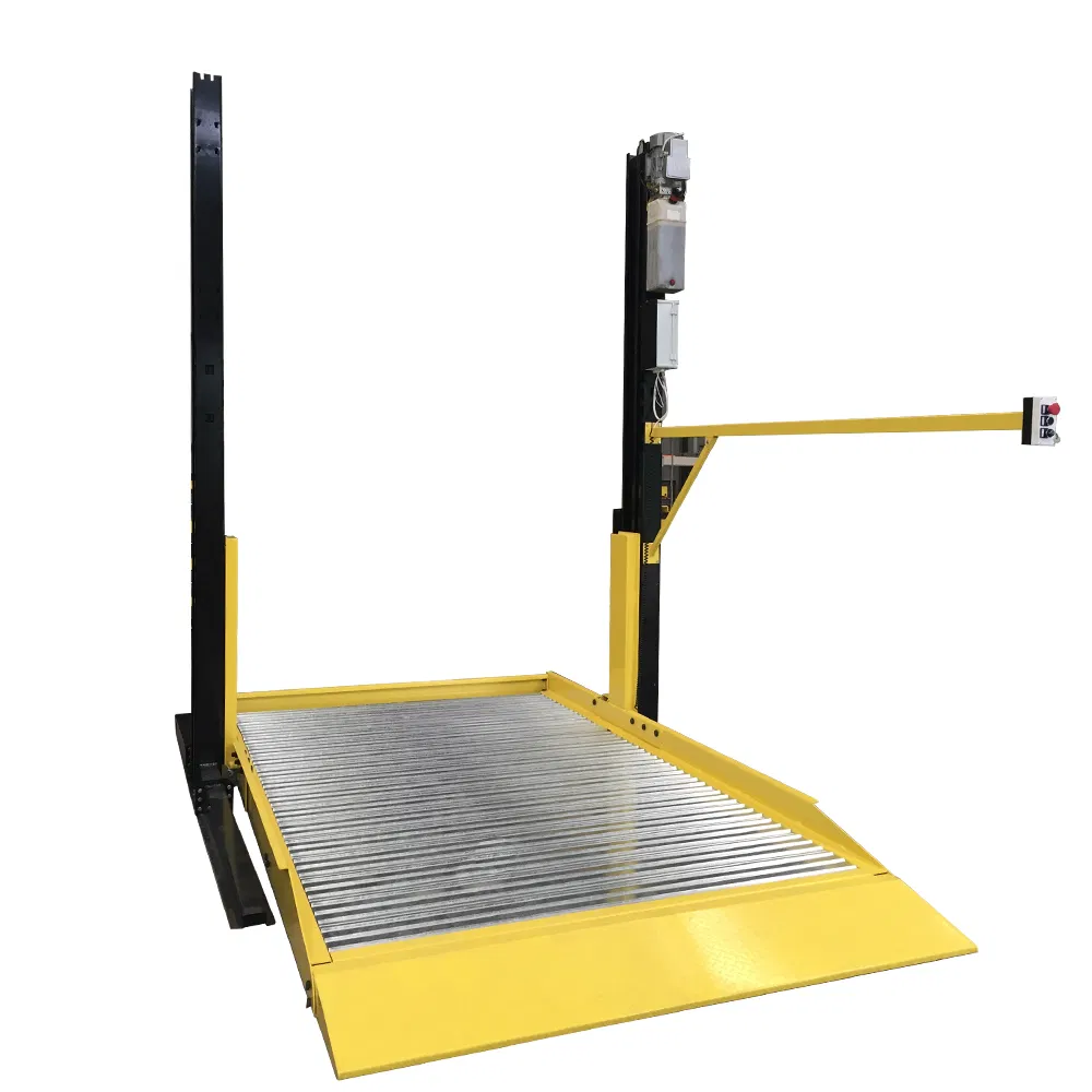 Factory Outlets 2 Post Car Parker Platform Parking Lift System