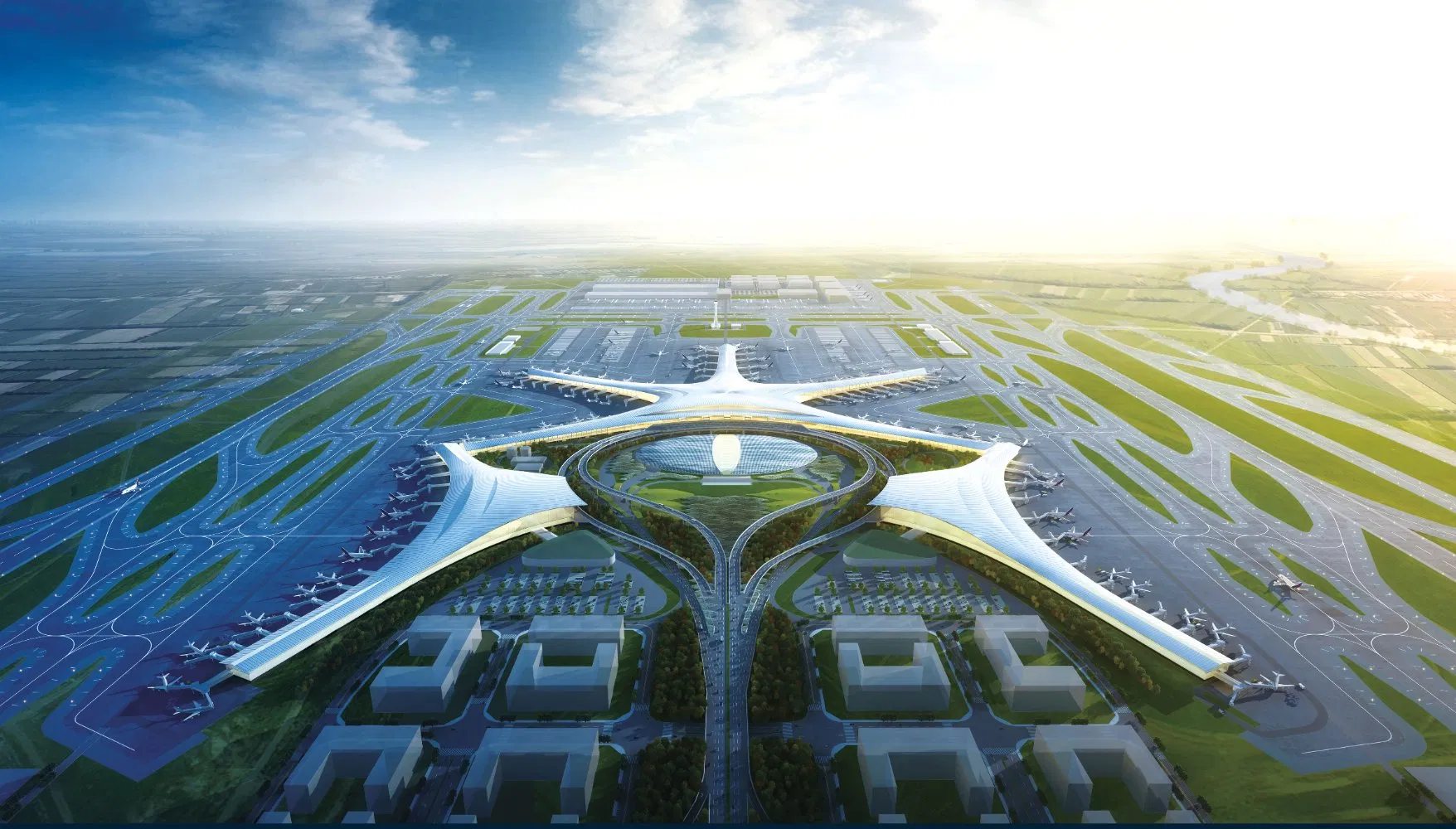 Prefabricated Steel Structure Aircraft Apron for Airport Ground Infrastructure