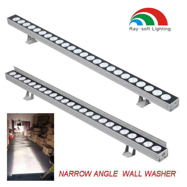 Outdoor LED Wall Washer IP65 Waterproof DMX RGBW LED Linear Washer Light for Architectural Building Facade Lighting