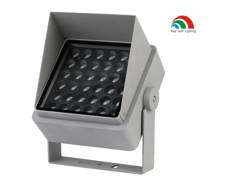 LED Anti-Glare Building Facades IP65 Square Outdoor Spotlight Architectural Wall Washer Decorative Projector Flood Light
