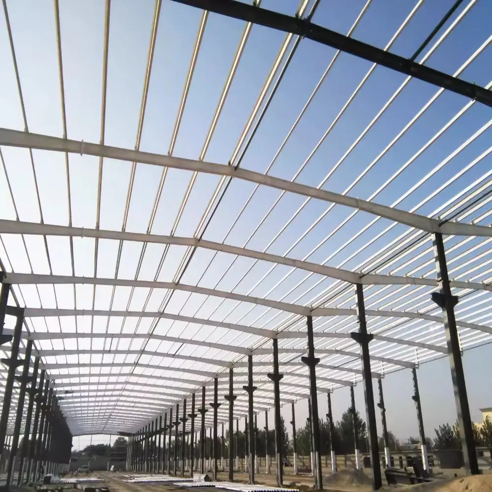 Large Span Modern Design Steel Structure Metal Stadium Construction for Sports Hall