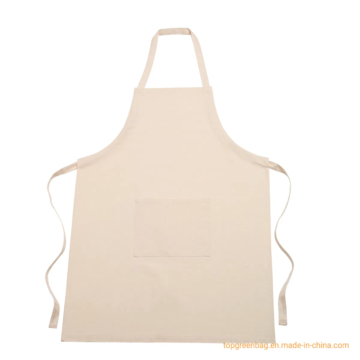 Custom Promotion Printed Restaurant Nonwoven Polyester Canvas Cotton Chef Cooking Kitchen Apron