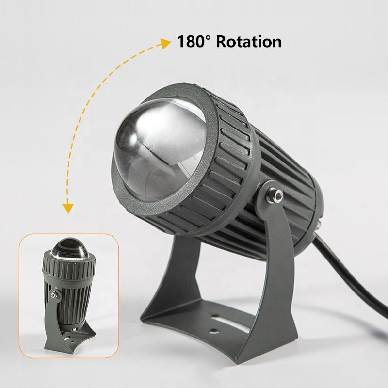 Outdoor Architectural Landscape Lighting 10W DMX Facade LED Wall Washer Spotlight AC220V Warm White Exterior Floodlight