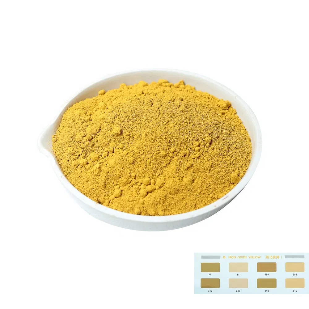 Long Wearing Yellow Iron Oxide Inorganic Pigment for Pedestrian Path Surfacing