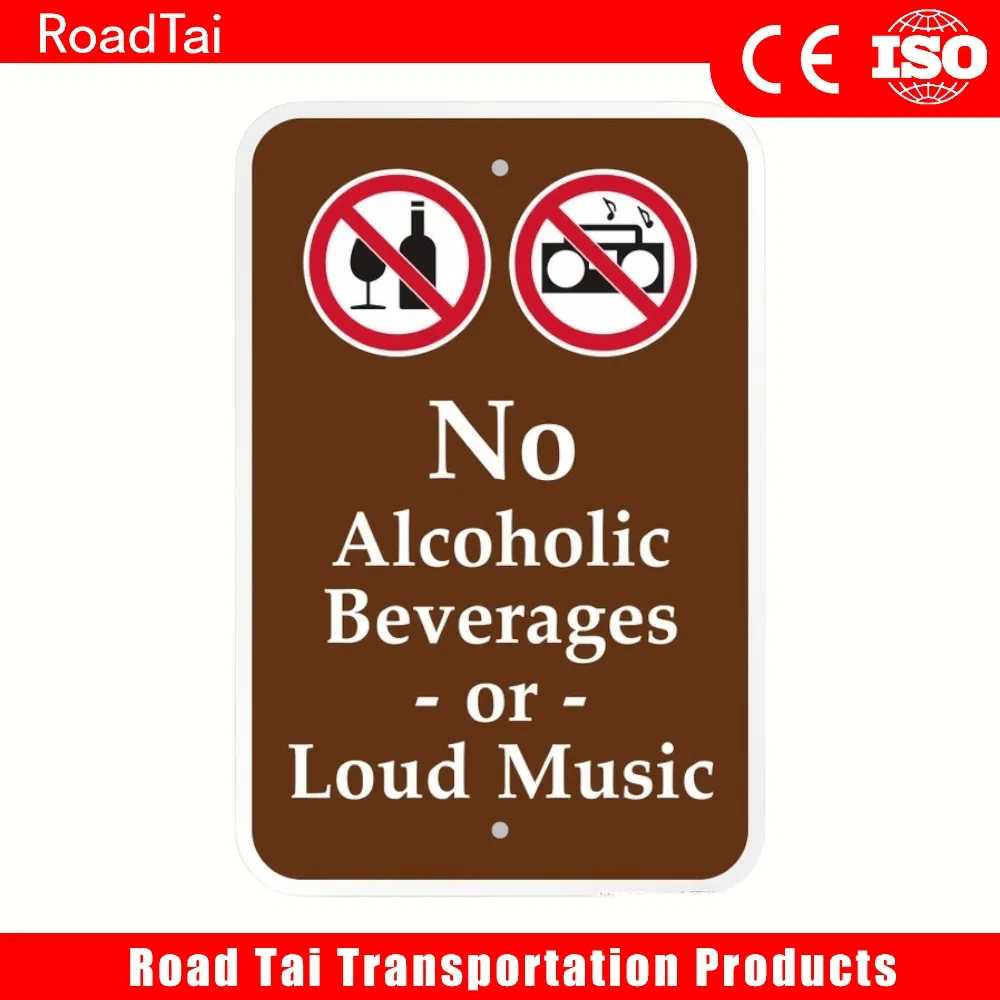 Warning Sign for Pedestrian Walkway and Bike Path Safety