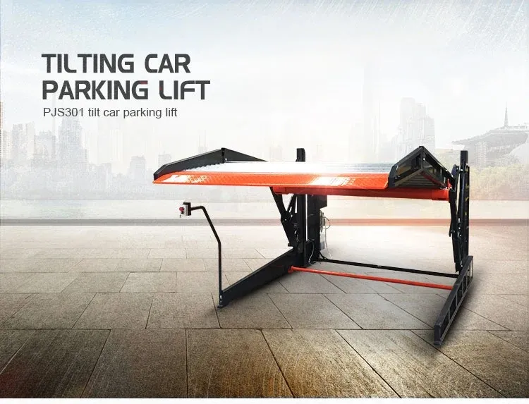 New Type Hydraulic Vertical Lifting Two Post Car Parking Equipment