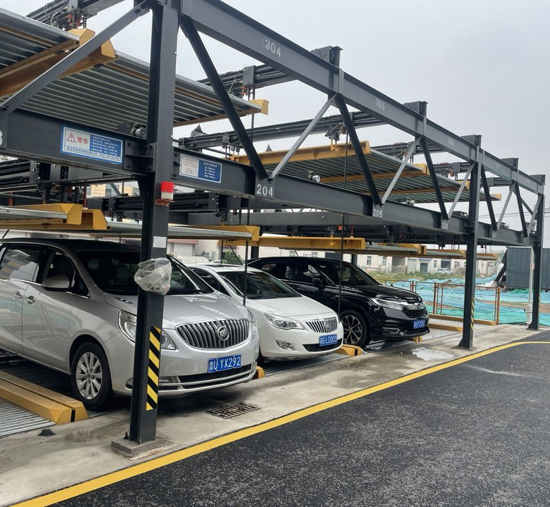 3-Storey 3-Dimensional Automated Parking System Multilevel Stacked Parking