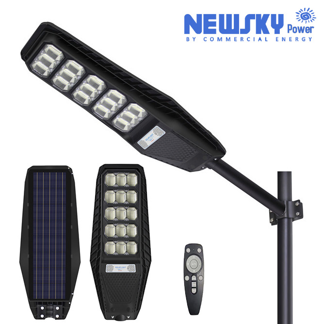Waterproof All in One Integrated LED 80 Watts Street Light Outdoor Main Road Pedestrian Path 60W Solar Induction Lamp