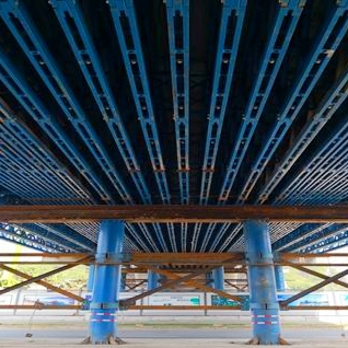 Durable Prefab Steel Bailey Bridge, Steel Construction, on-Site Guidance Offered