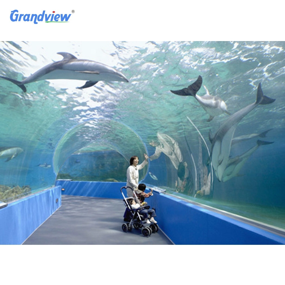 Plexiglass Acrylic Tunnel for Underwater World