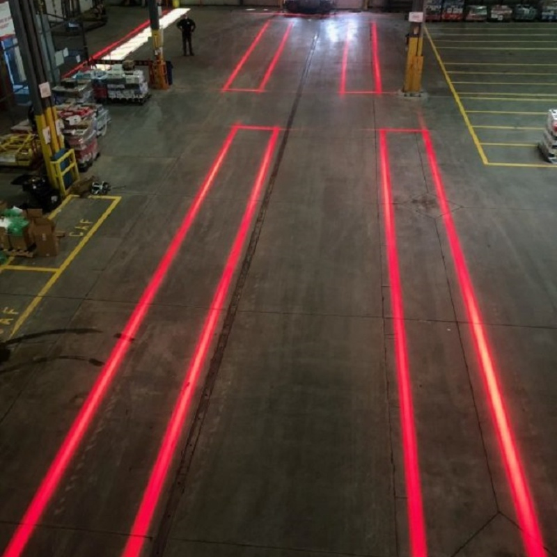 LED Line Projector Lamp for Construction Sites Pedestrian Path Marking