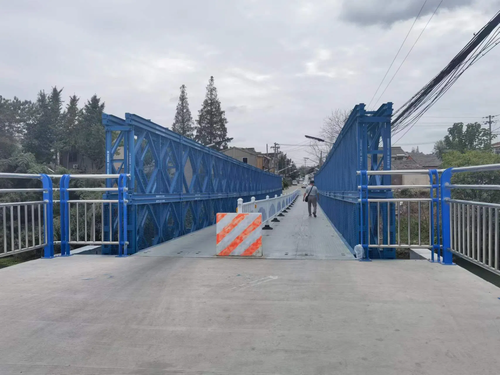 Factory Outlet Galvanized Portable Steel Bailey Bridges Foot Bridge for Construction Parts