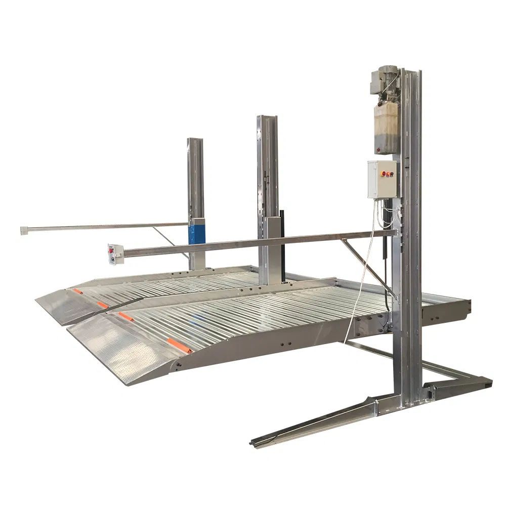 Factory Outlets 2 Post Car Parker Platform Parking Lift System