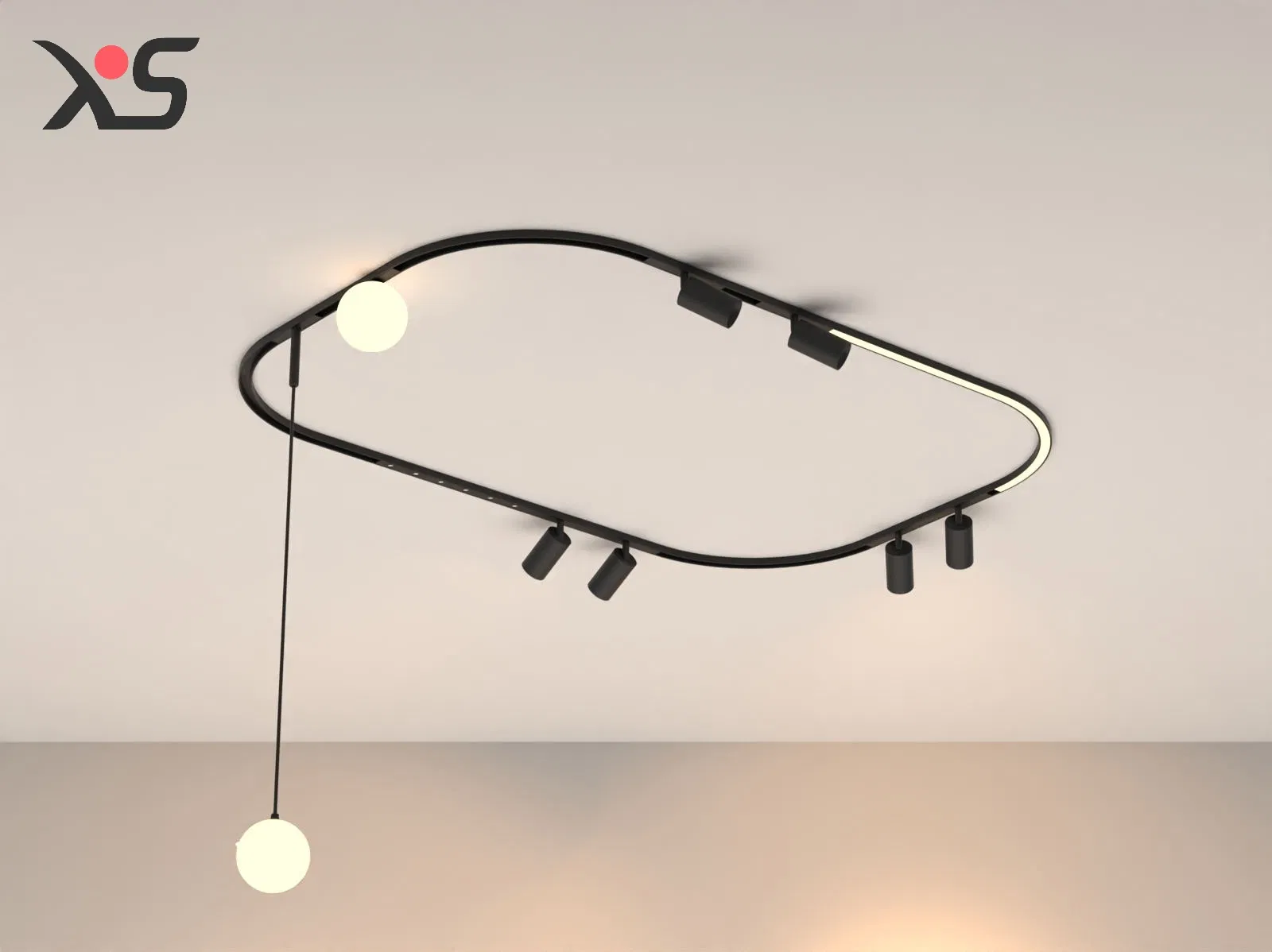 Ultra Slim LED Smart Track Lighting System for Contemporary Spaces