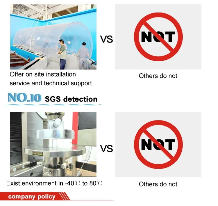 Finished Acrylic Tunnel