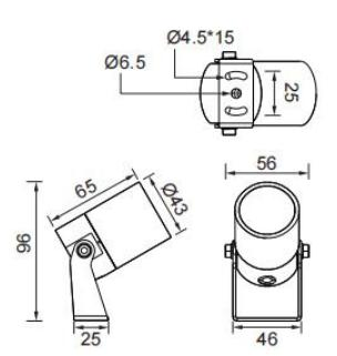 3W Compact Design High Quality Light Fixtures LED Spotlights Outdoor LED Flood Light for Architectural Facade Fittings