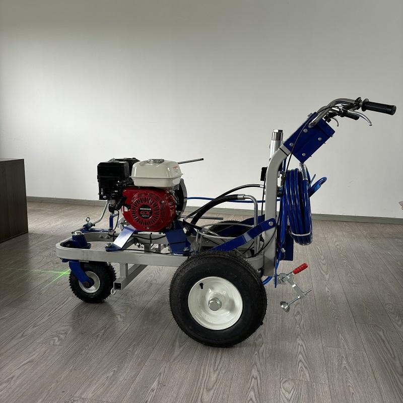 Precision Cold Paint Road Markers for Campus Pedestrian Path Planning