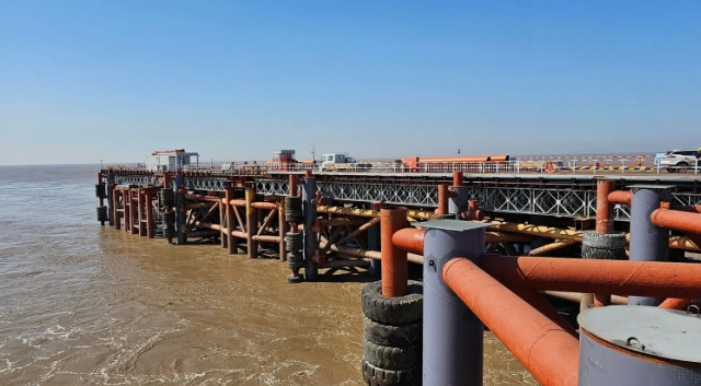 Guoshun Pig Farm Prefabricated Modular Steel Bridge for Railway Over Water