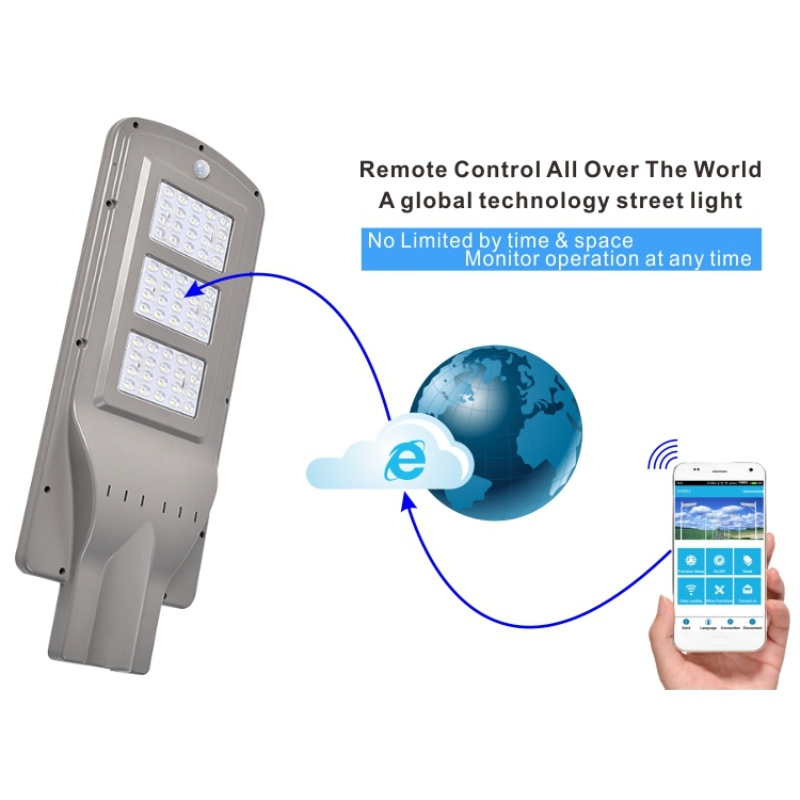 Outdoor Main Road Pedestrian Path Automatic Induction Solar Power System Lamp