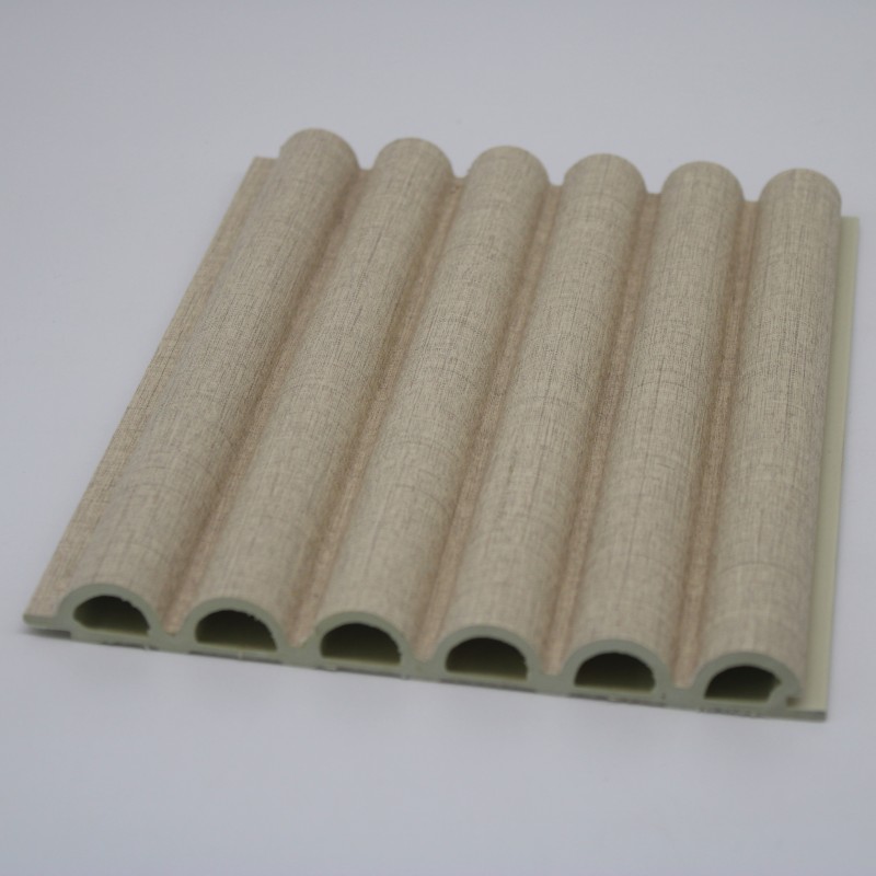 Semicircular WPC Wall Panel Display 5